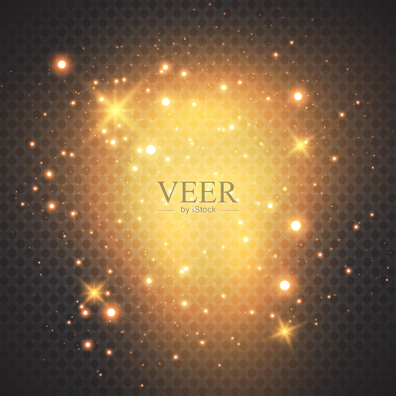 抽象背景的真实尘埃颗粒与背光与真实闪光镜头。闪闪发光的灯。节日复古灯被散焦。圣诞节和新年假期。插画图片素材