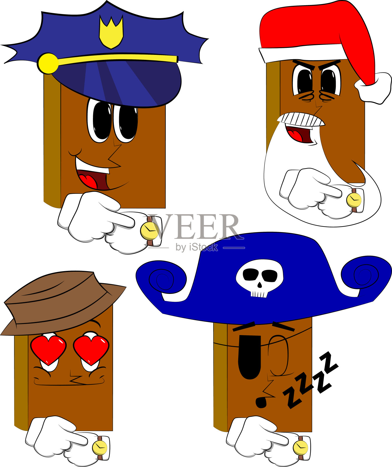 看表的书。设计元素图片