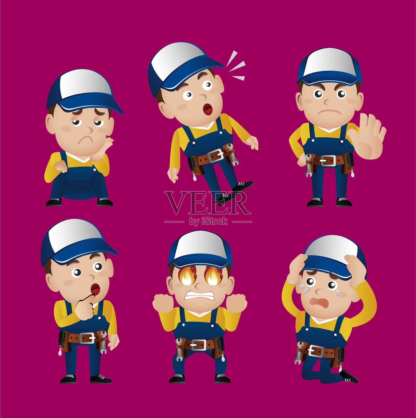 人物专业图集插画图片素材