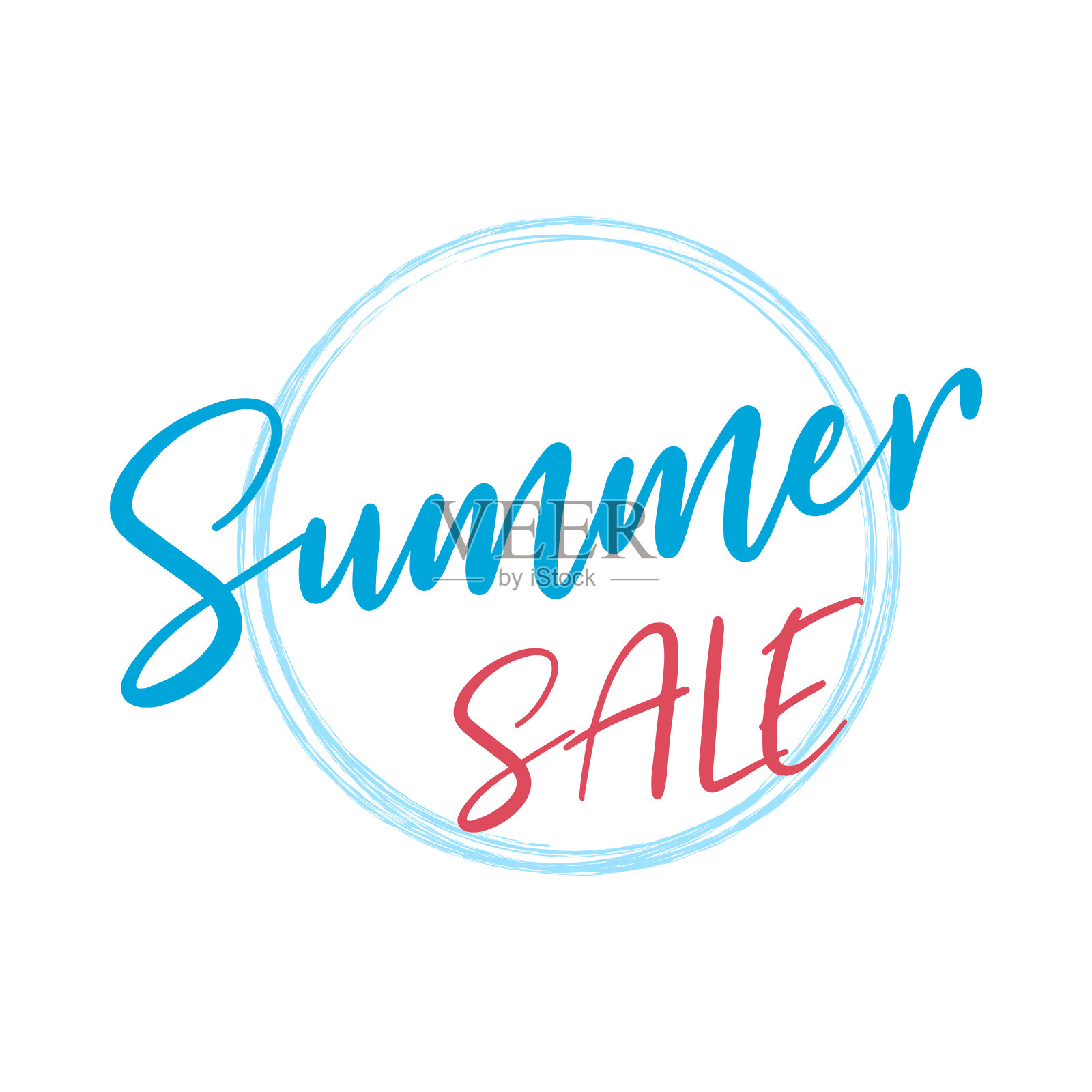 夏季销售文字排版标志设计元素图片