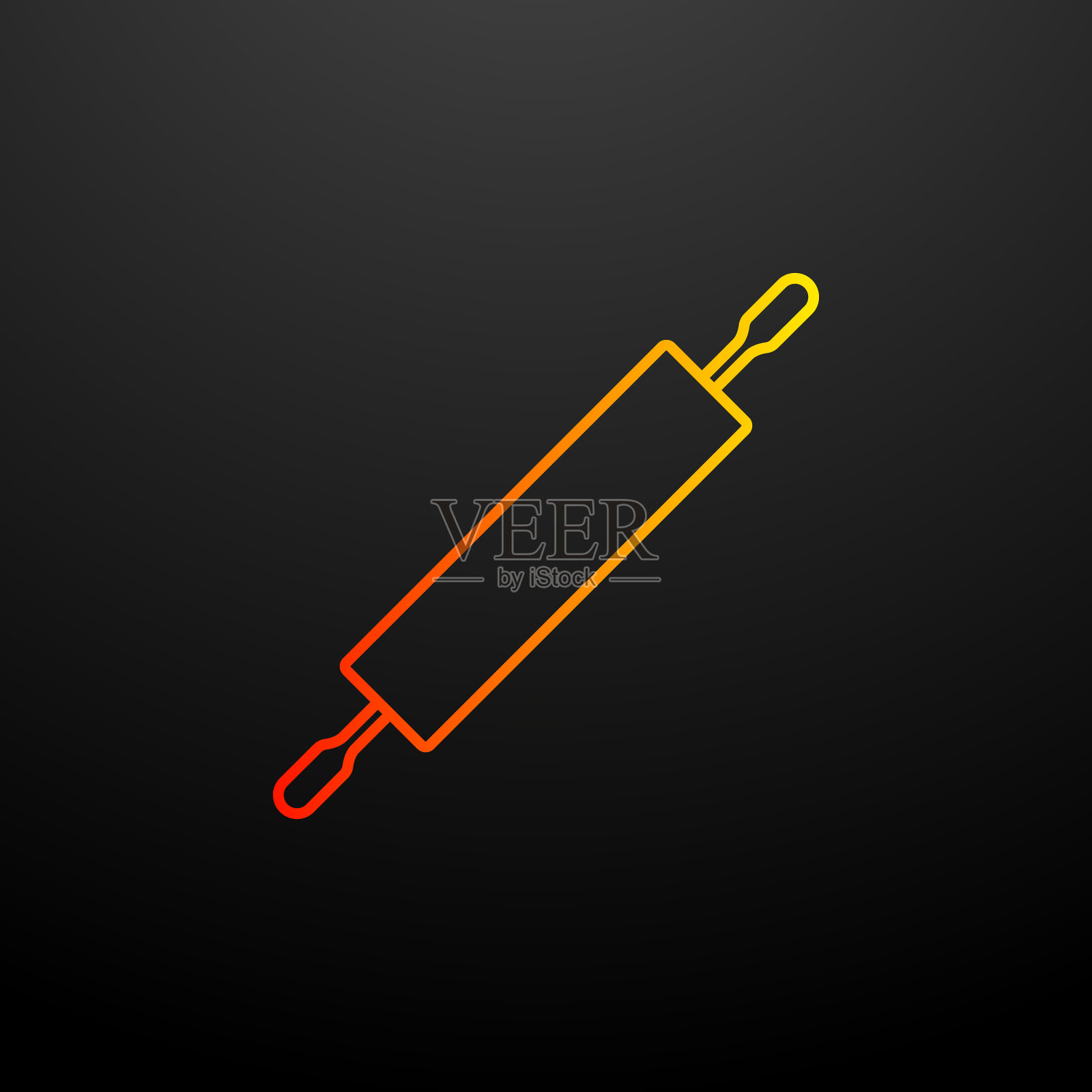 滚柱诺兰图标。厨房用具的元素。简单的图标为网站，网页设计，移动应用程序，信息图形插画图片素材