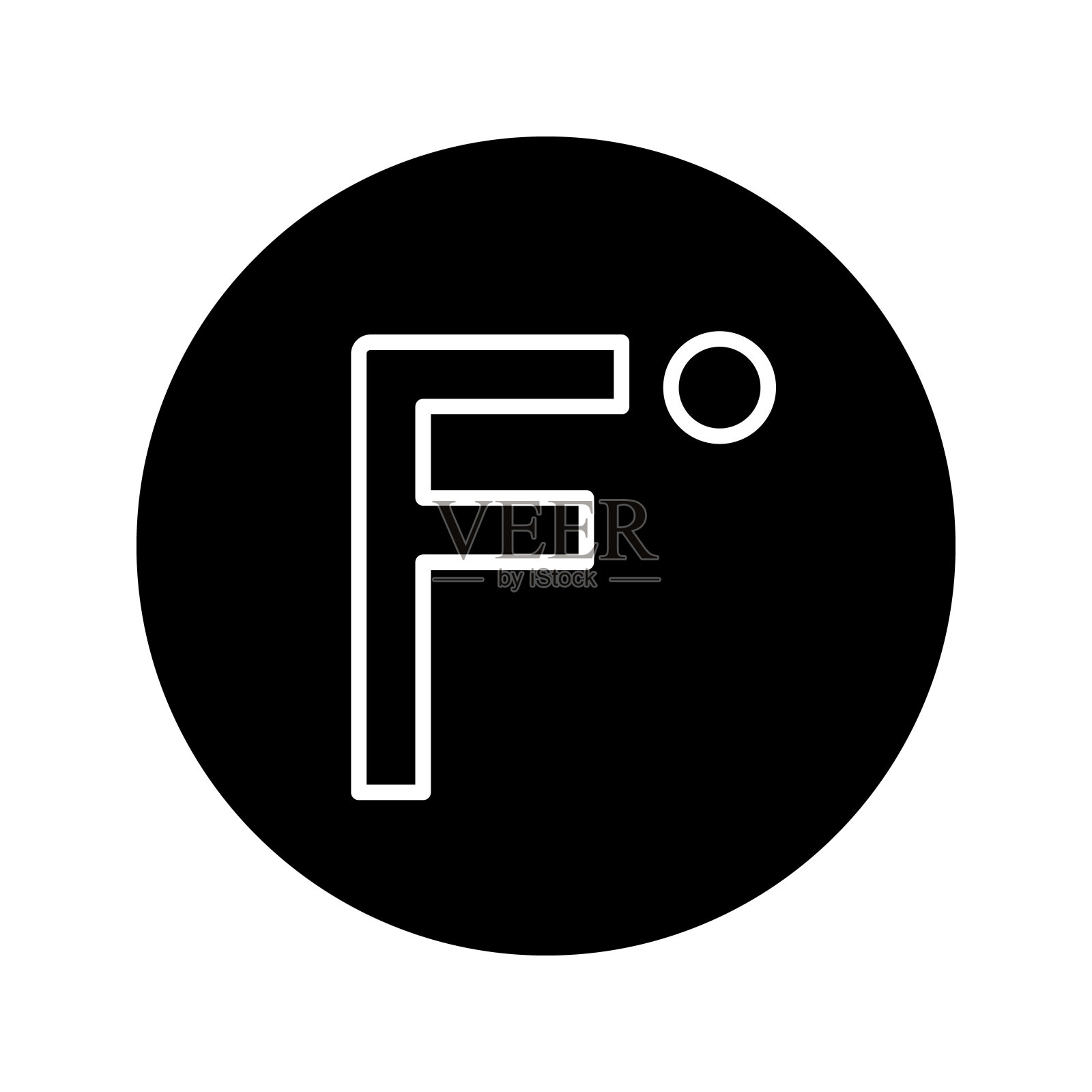 华氏度温度图标设计元素图片