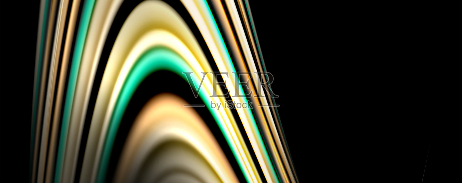 流体颜色旋涡为黑色。现代的背景与时尚的设计插画图片素材