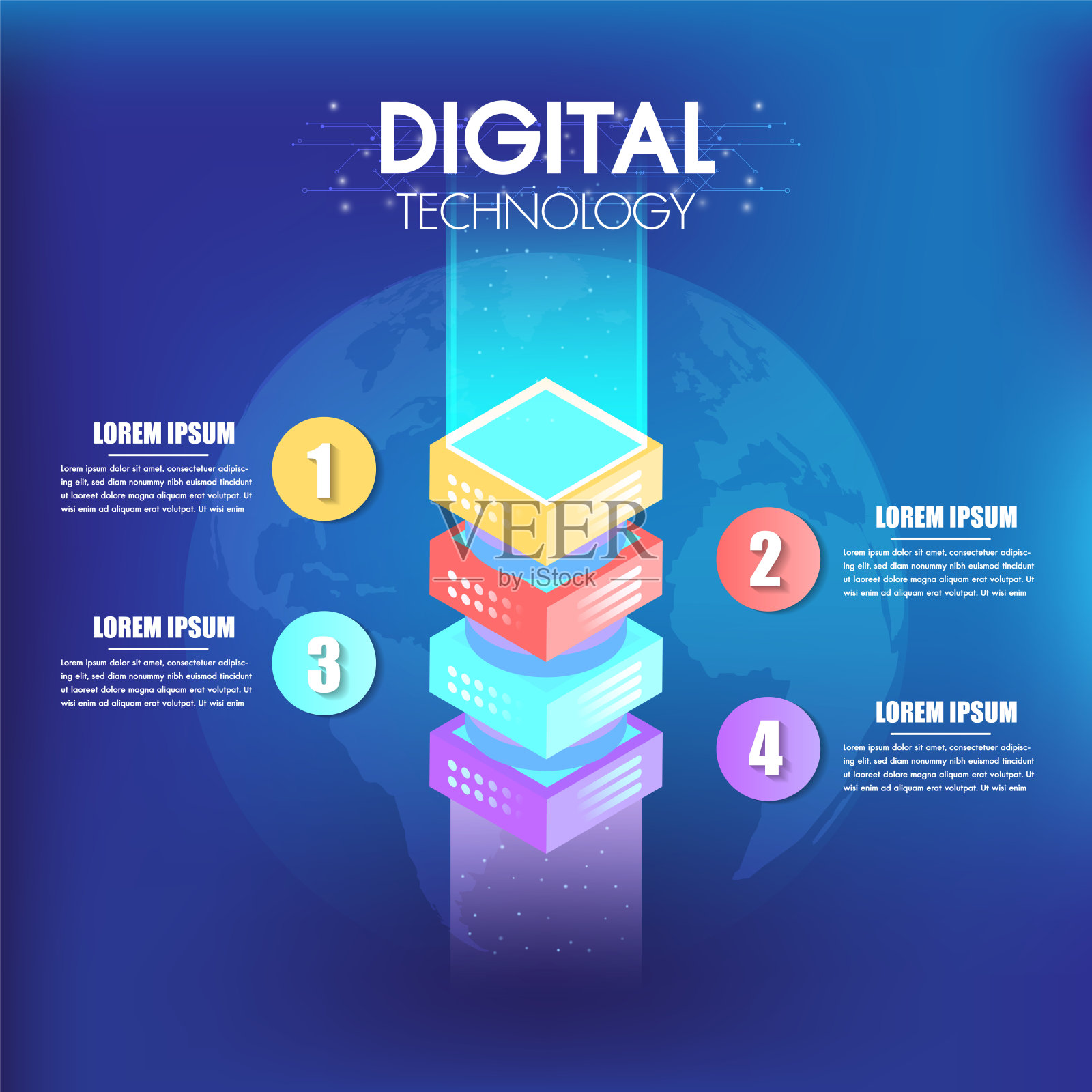 可用于演示，工作流程布局，流程图，流程图，信息图。插画图片素材