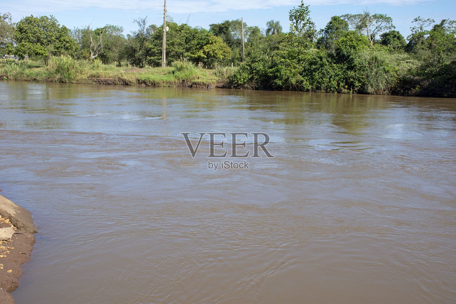 南马托格罗索州的金河照片摄影图片