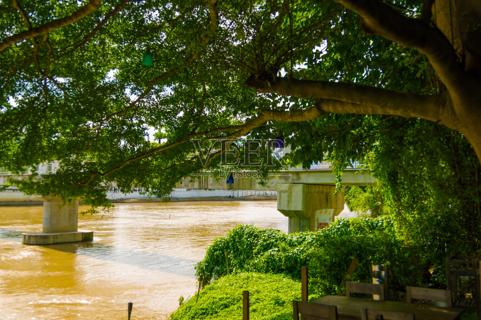 泰国大河照片摄影图片