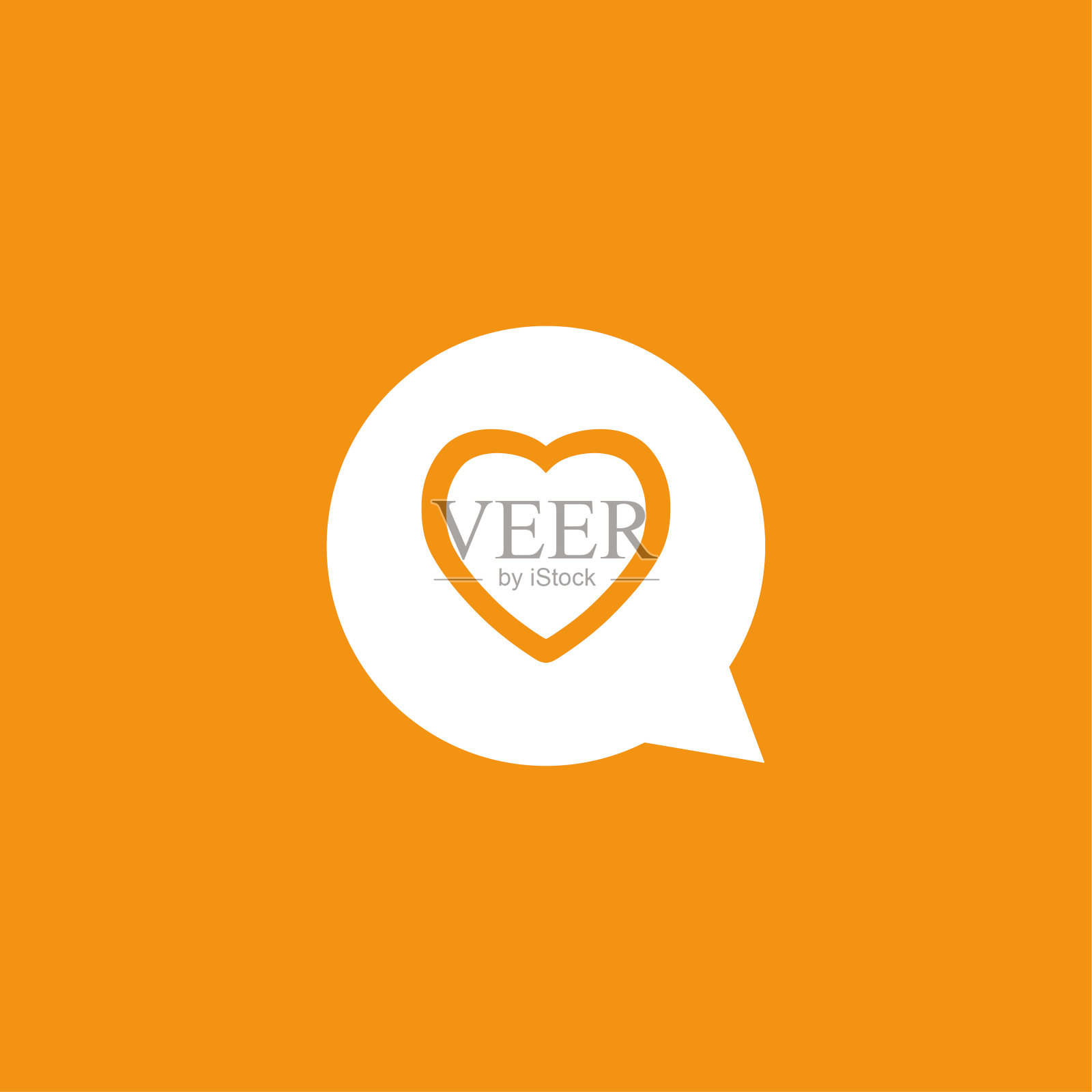 聊天图标说明隔离矢量。插画图片素材