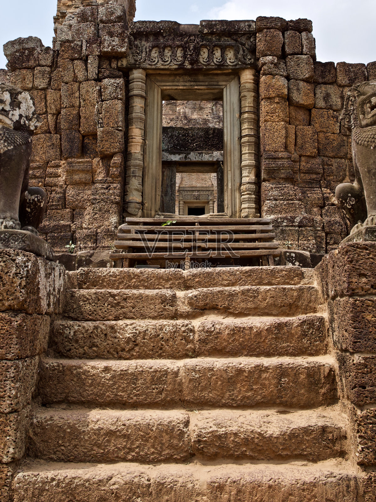 暹粒吴哥古庙建筑群建筑照片摄影图片