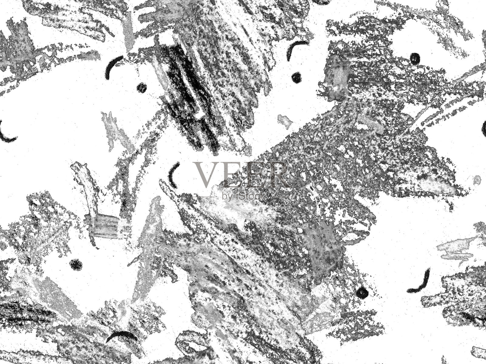 民族手画标题。插画图片素材