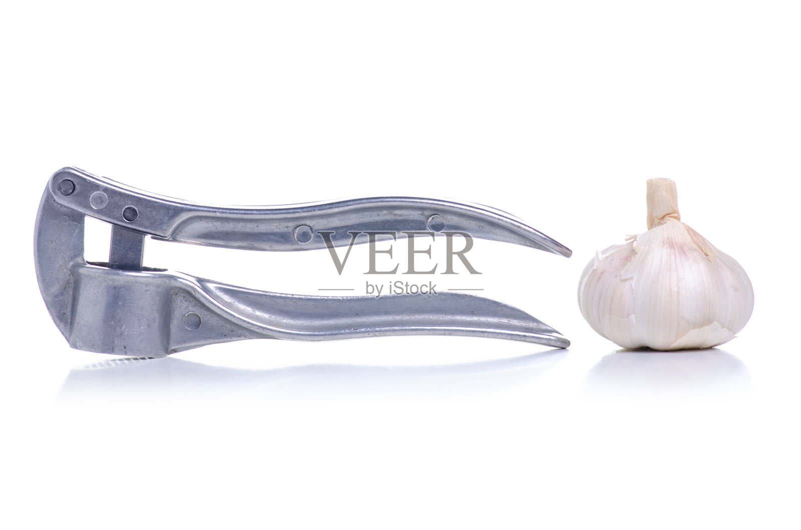 大蒜金属压榨机照片摄影图片