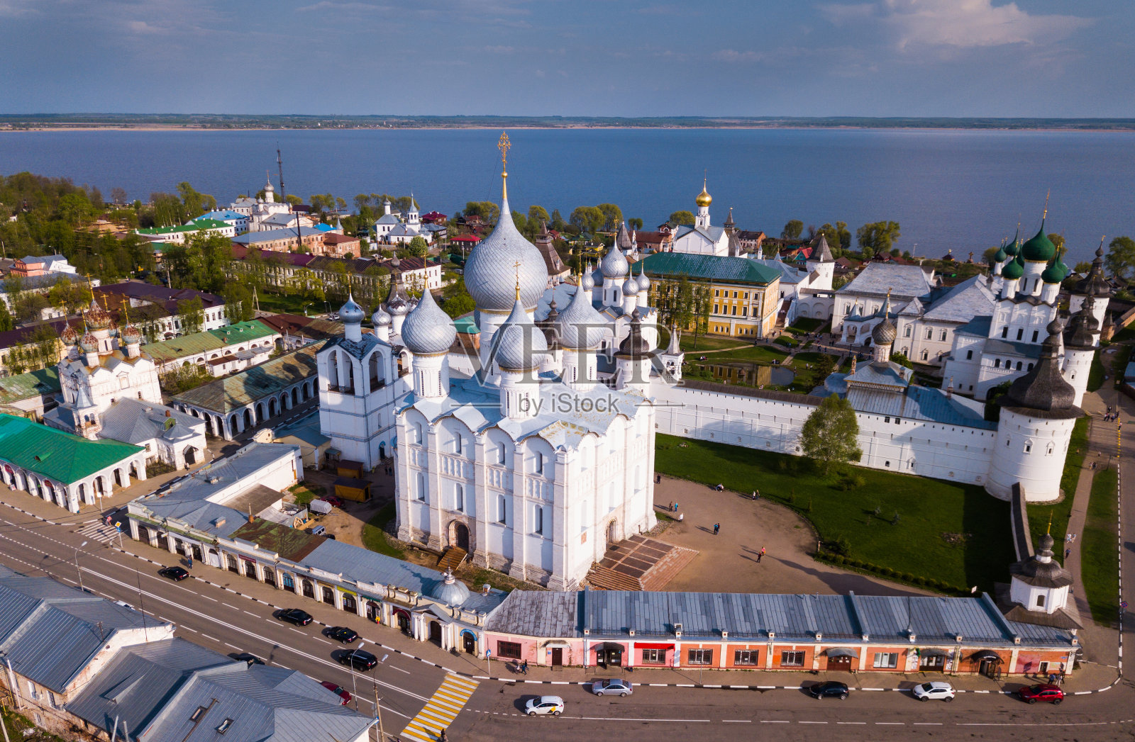 俄罗斯城市罗斯托夫鸟瞰图照片摄影图片