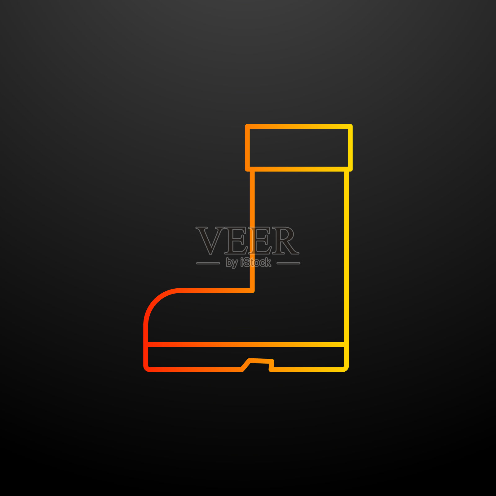 橡胶靴诺兰偶像。秋天的元素。简单的图标为网站，网页设计，移动应用程序，信息图形图标素材