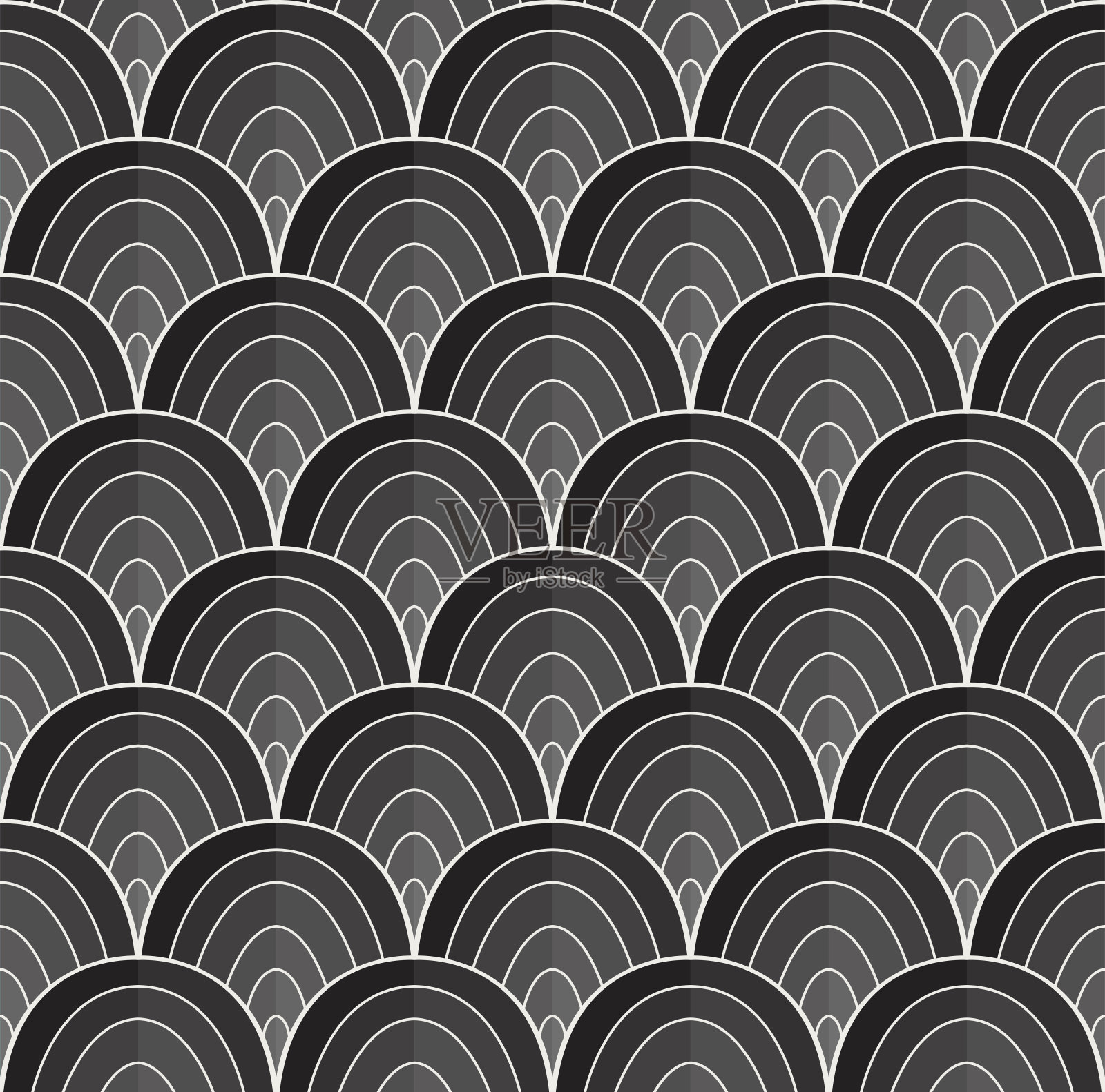 无缝矢量模式。几何结构。重复的背景。插画图片素材