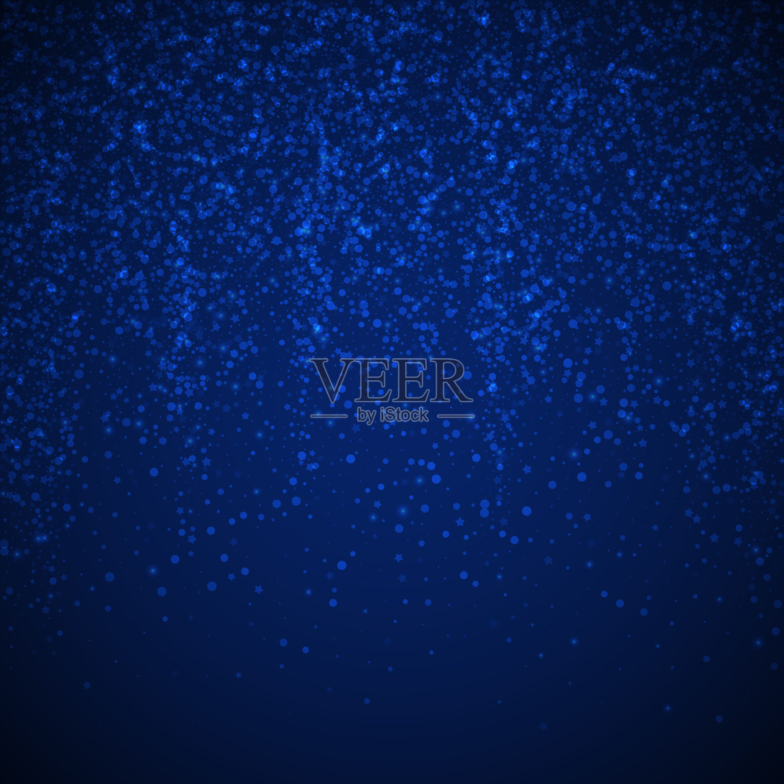 魔术明星圣诞背景。微妙的sn飞行插画图片素材