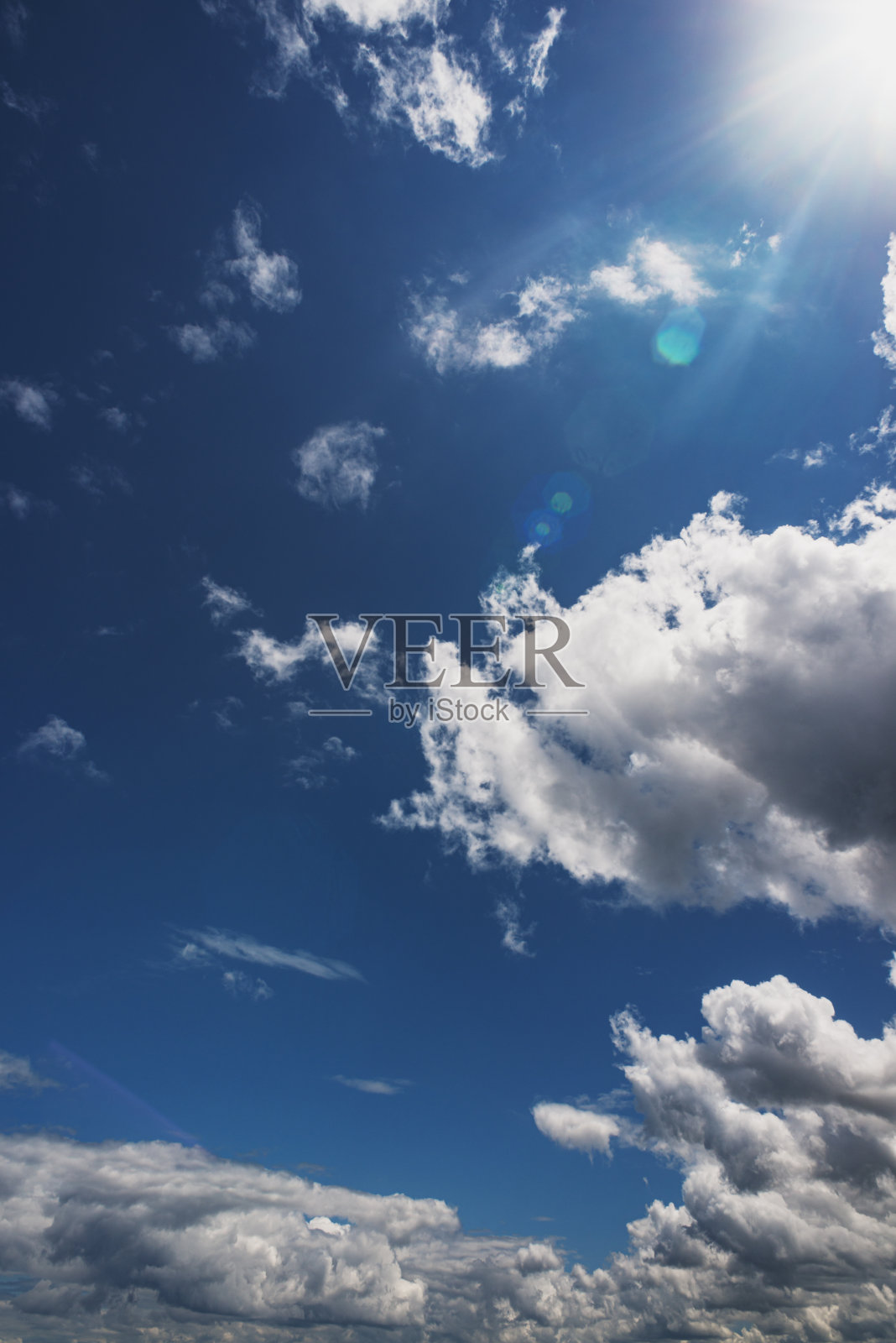 夏天Cloudscape照片摄影图片