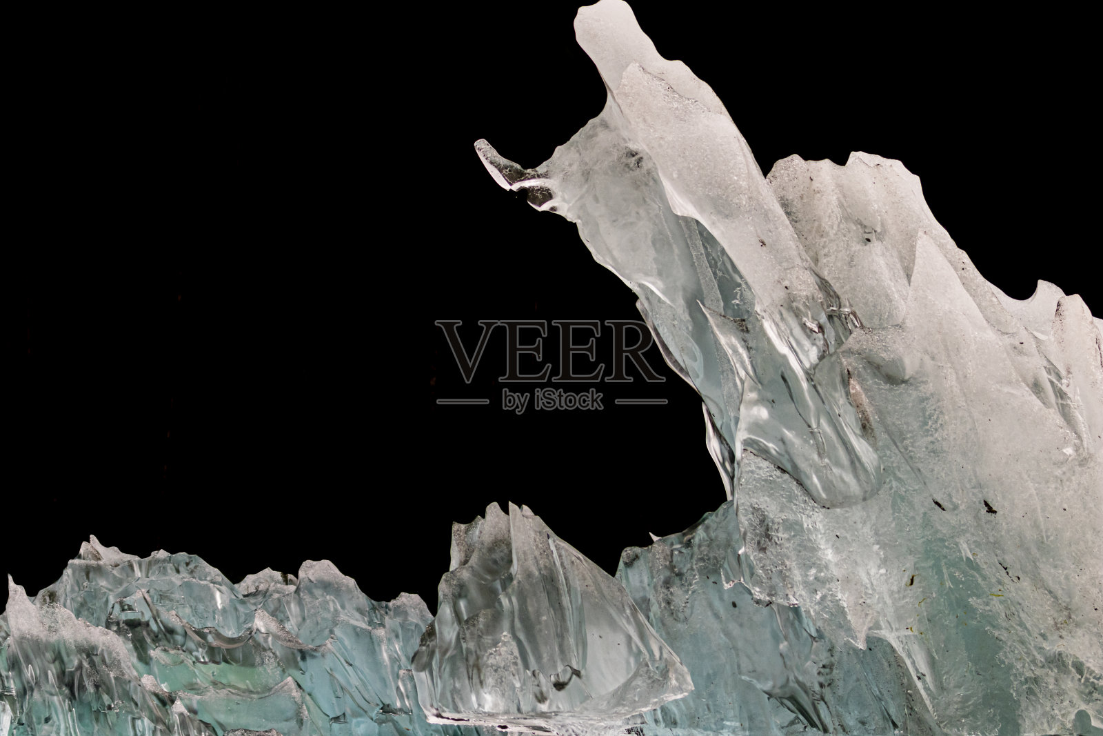 冰山的细节照片摄影图片