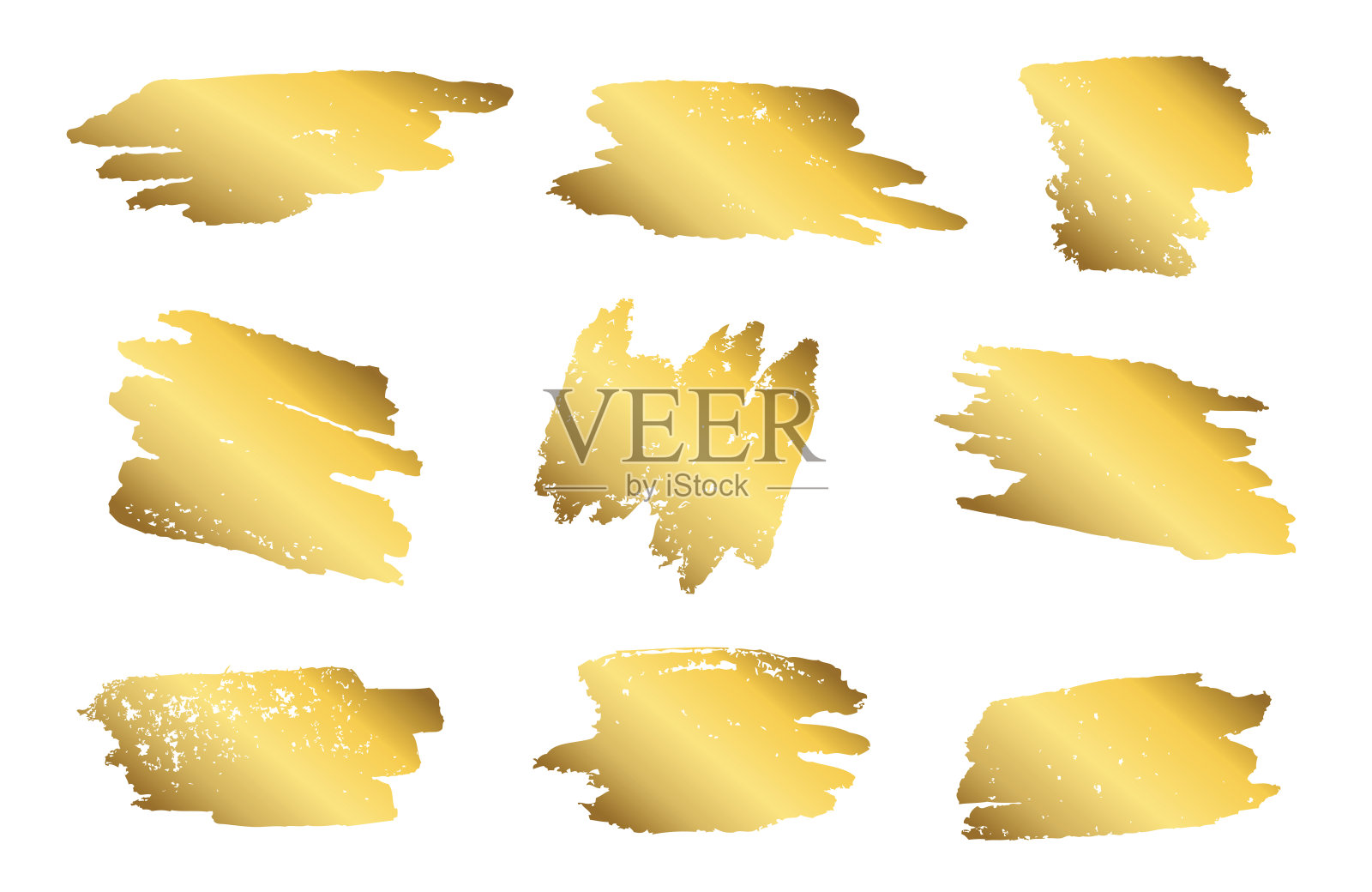 笔触垃圾设计元素。插画图片素材