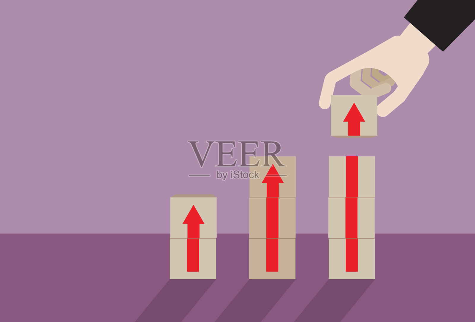 发展成功的企业插画图片素材