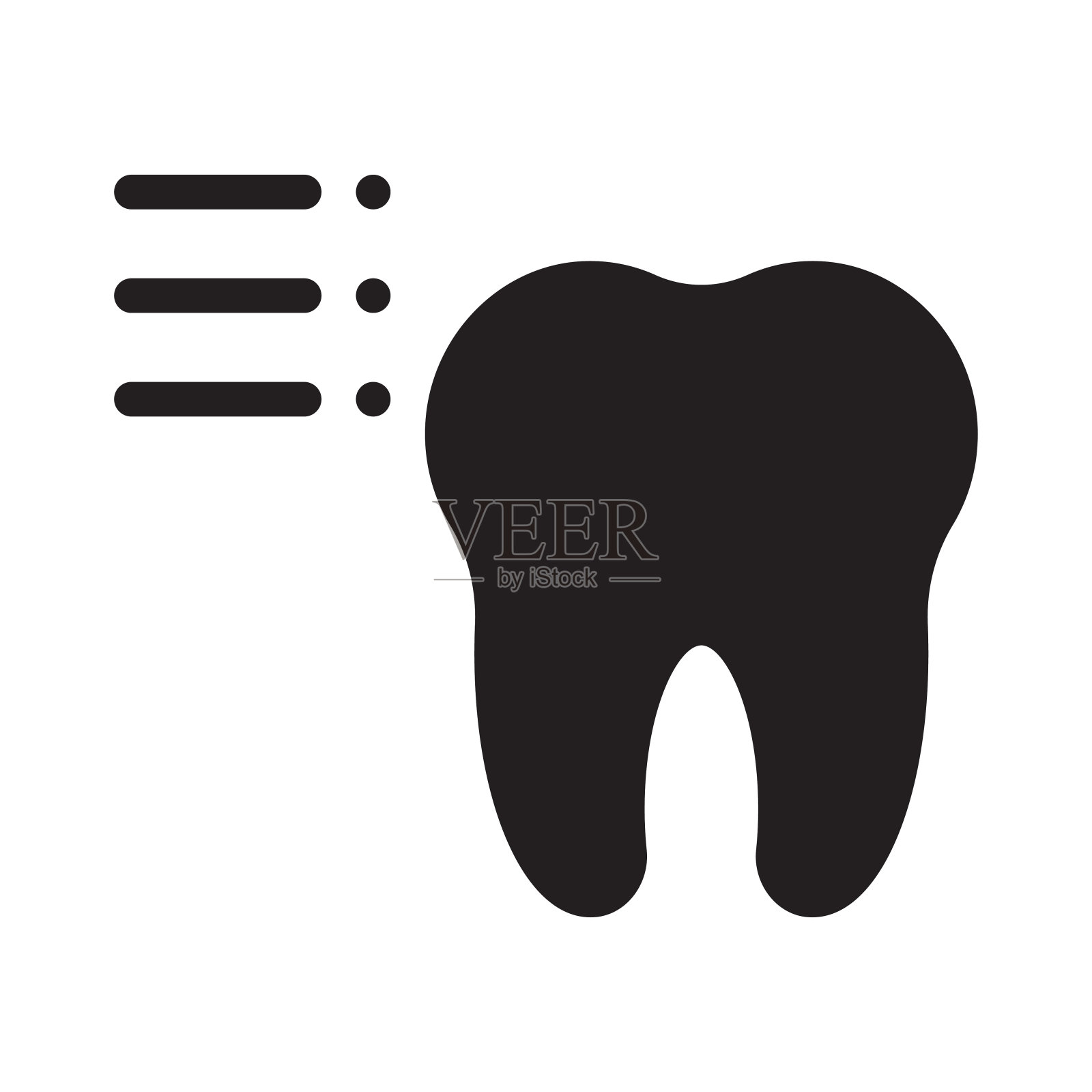 牙齿插画图片素材