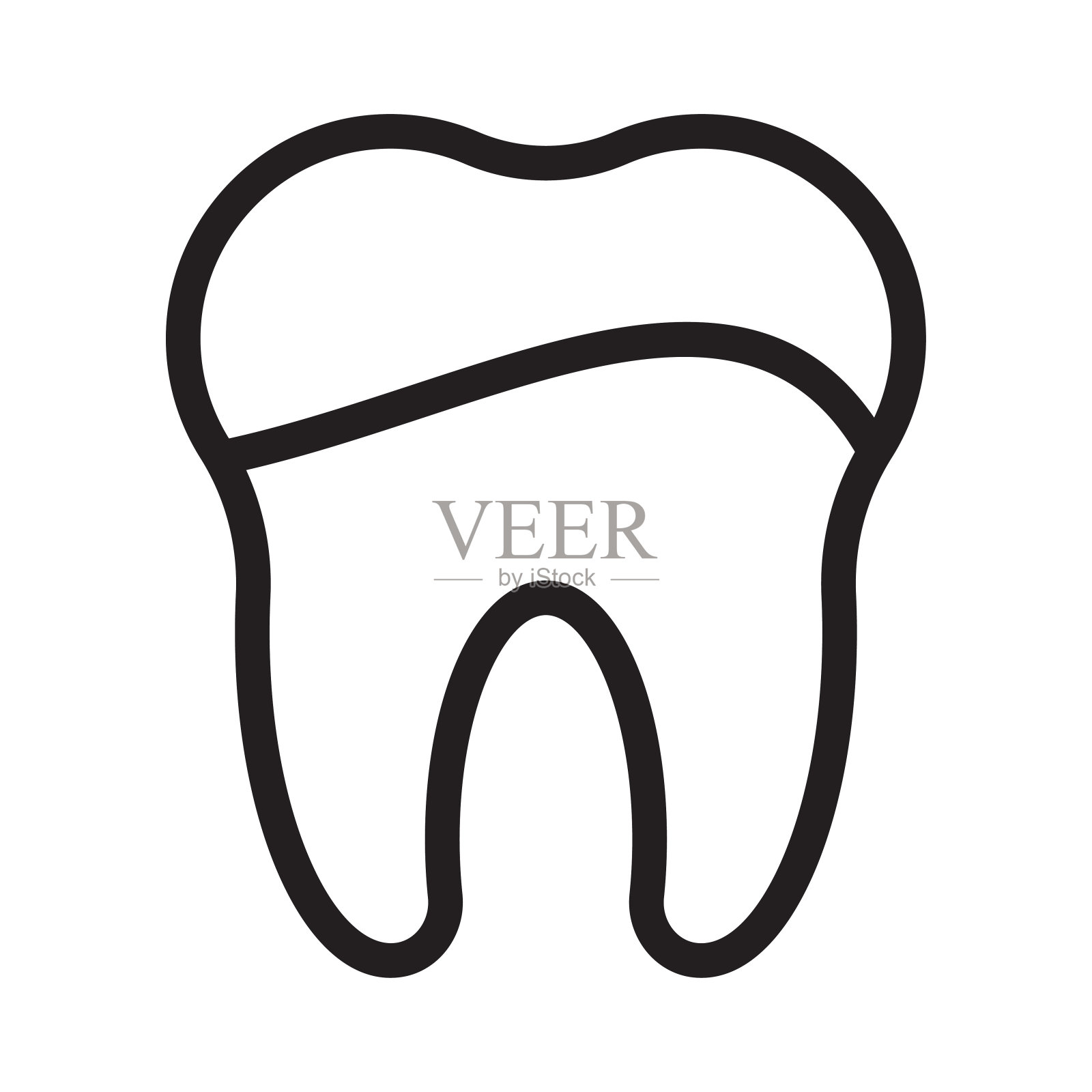牙齿插画图片素材