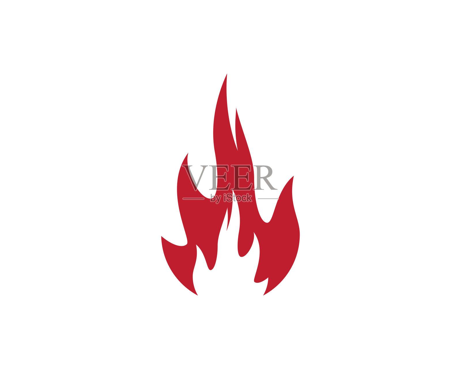 火符号矢量图标说明图标素材