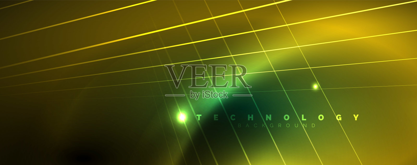 矢量霓虹光线概念，抽象背景插画图片素材