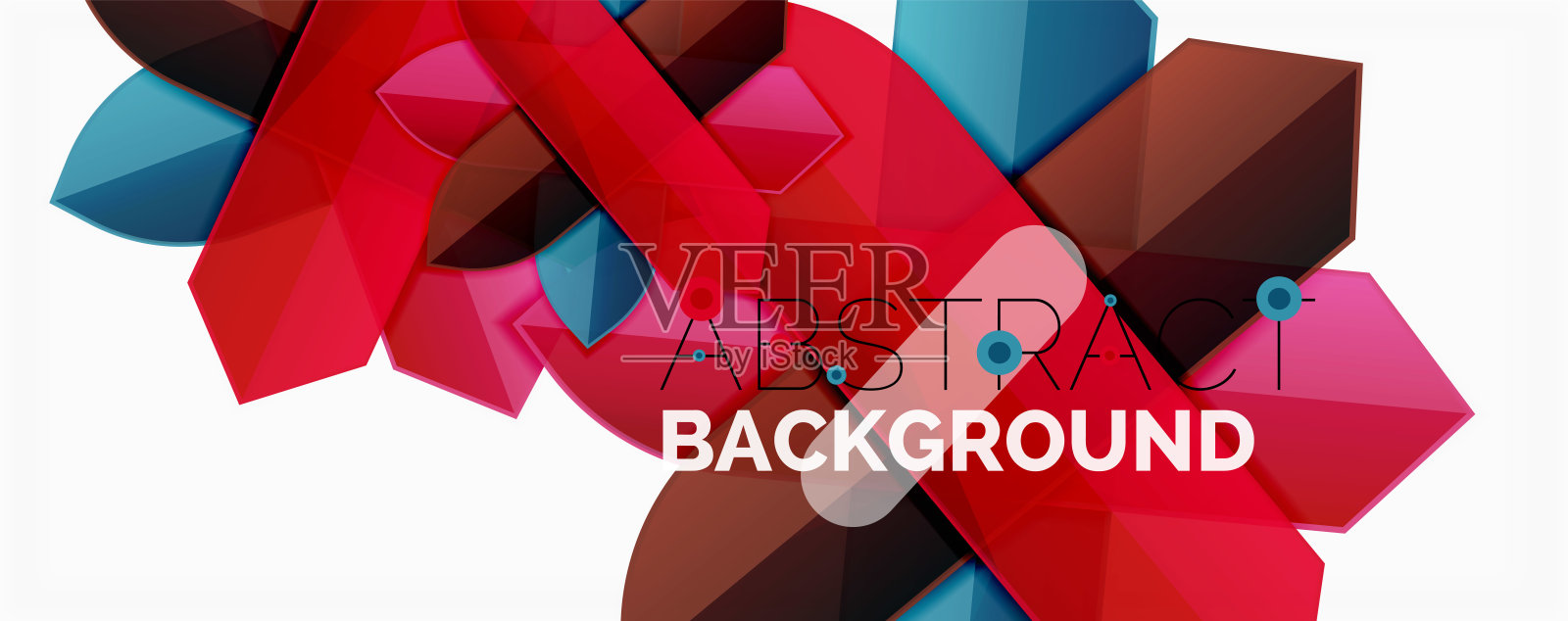 几何抽象背景。动态形状组成插画图片素材