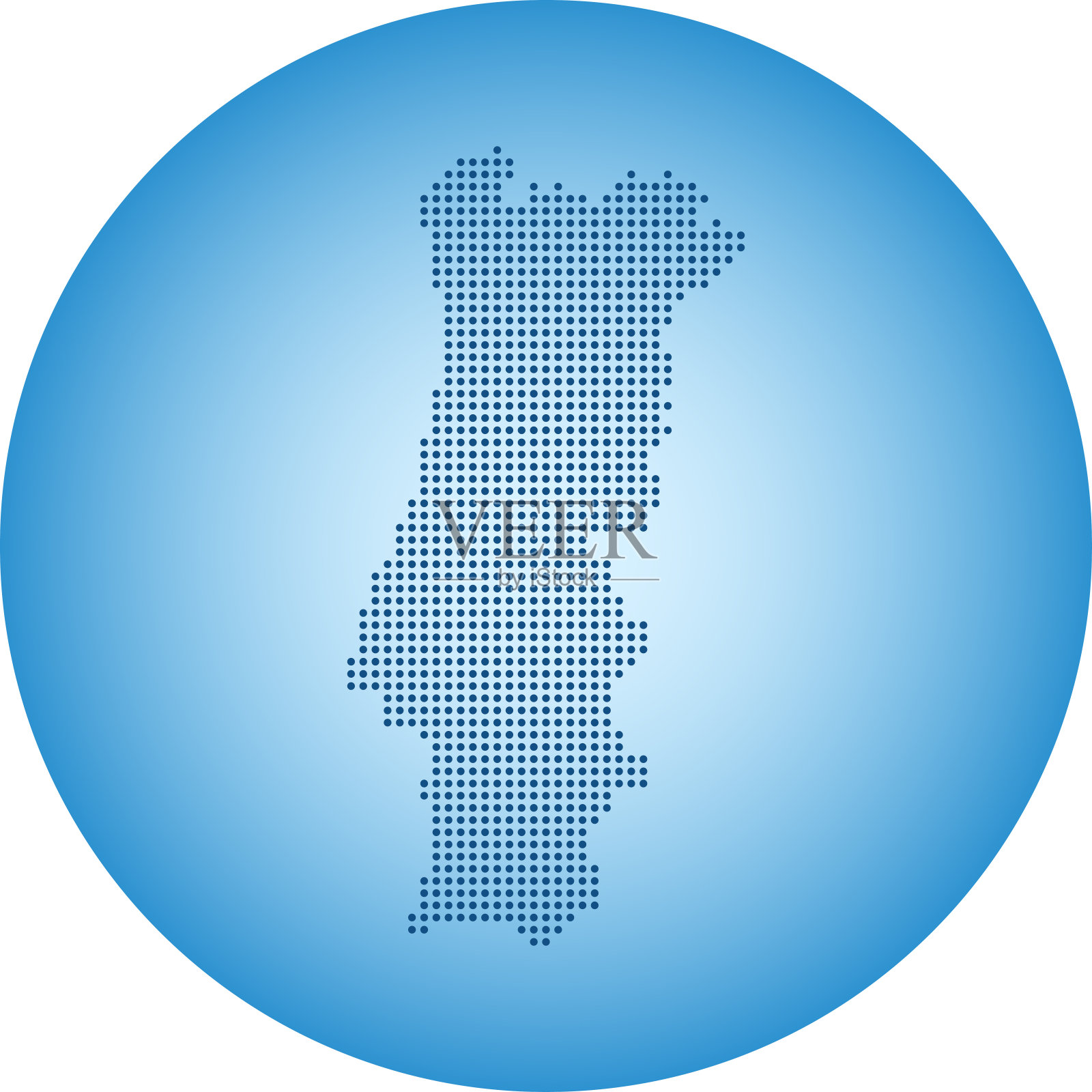 葡萄牙的地图插画图片素材