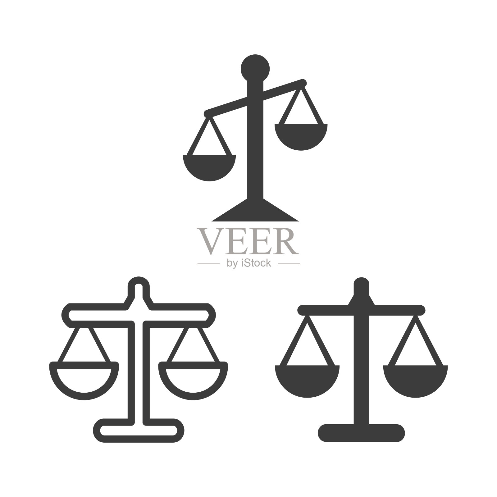 在白色背景上缩放图标。图标素材