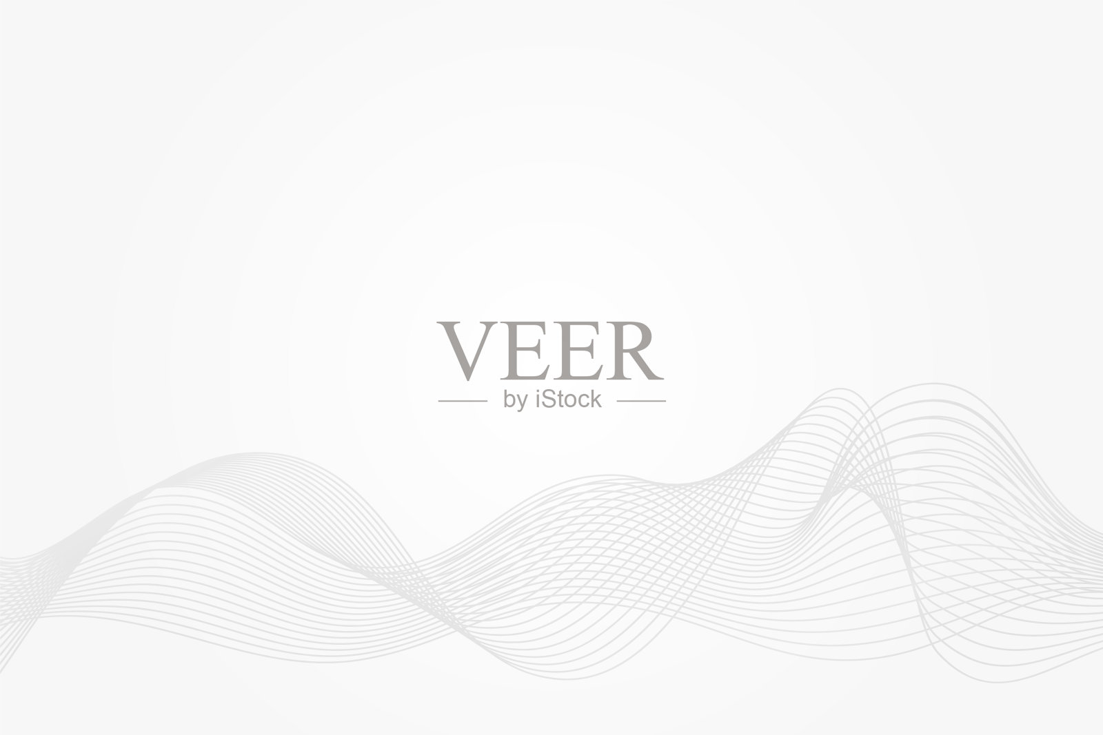 抽象向量曲线模式。灰色和白色梯度波背景。插图设计，装饰，网页，概念，模板插画图片素材