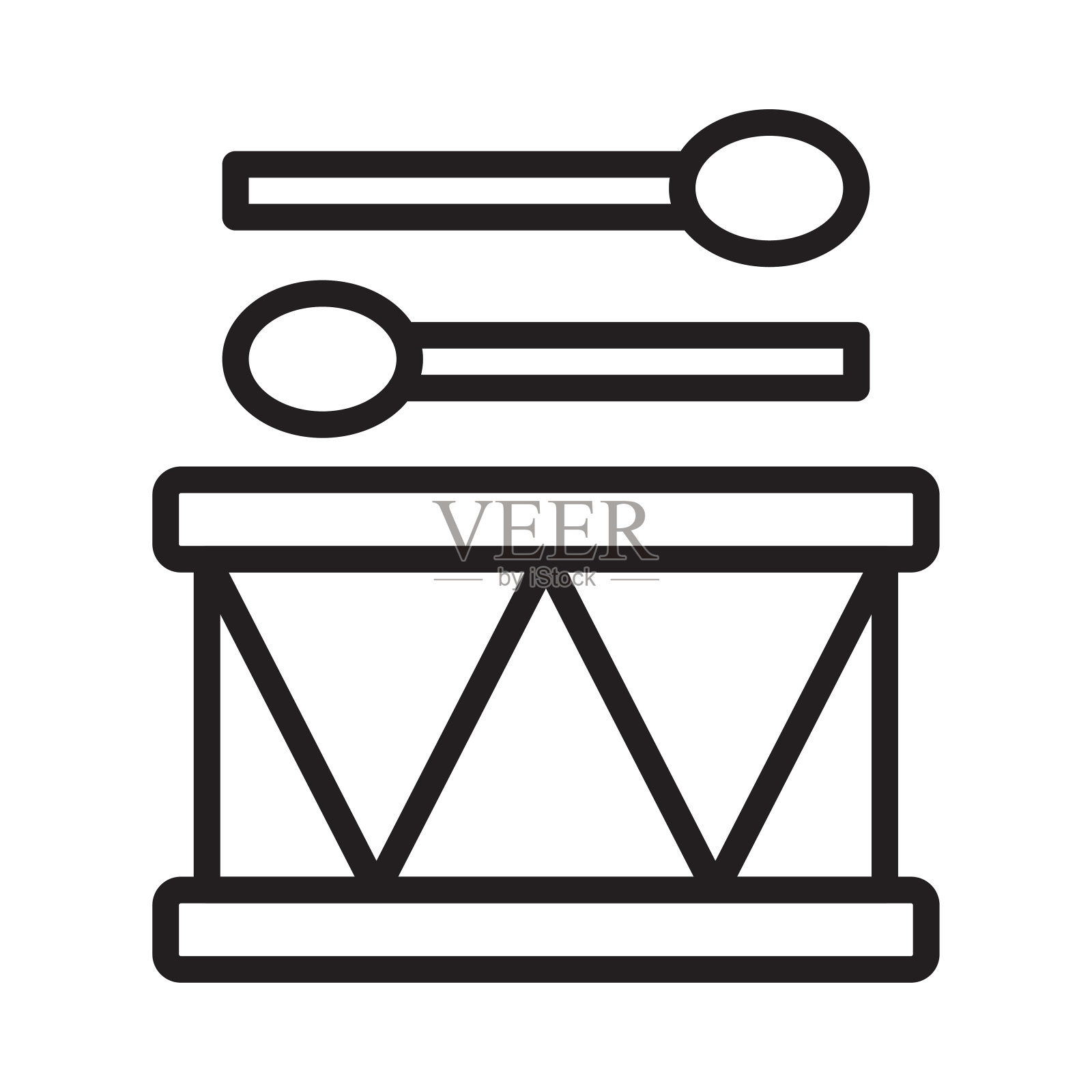 坚持插画图片素材