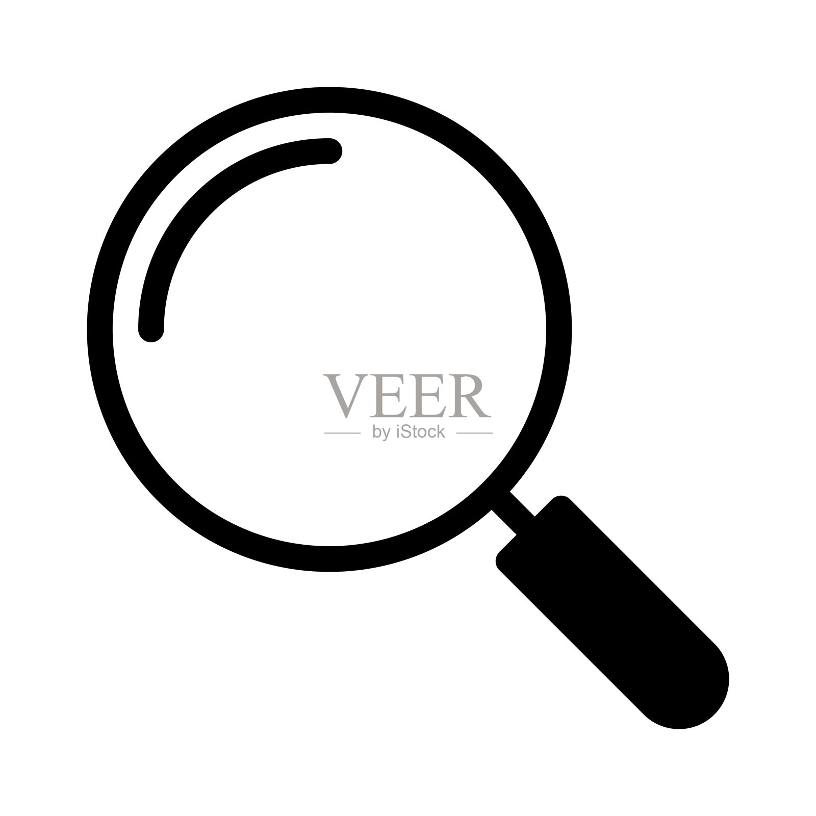 放大镜插画图片素材