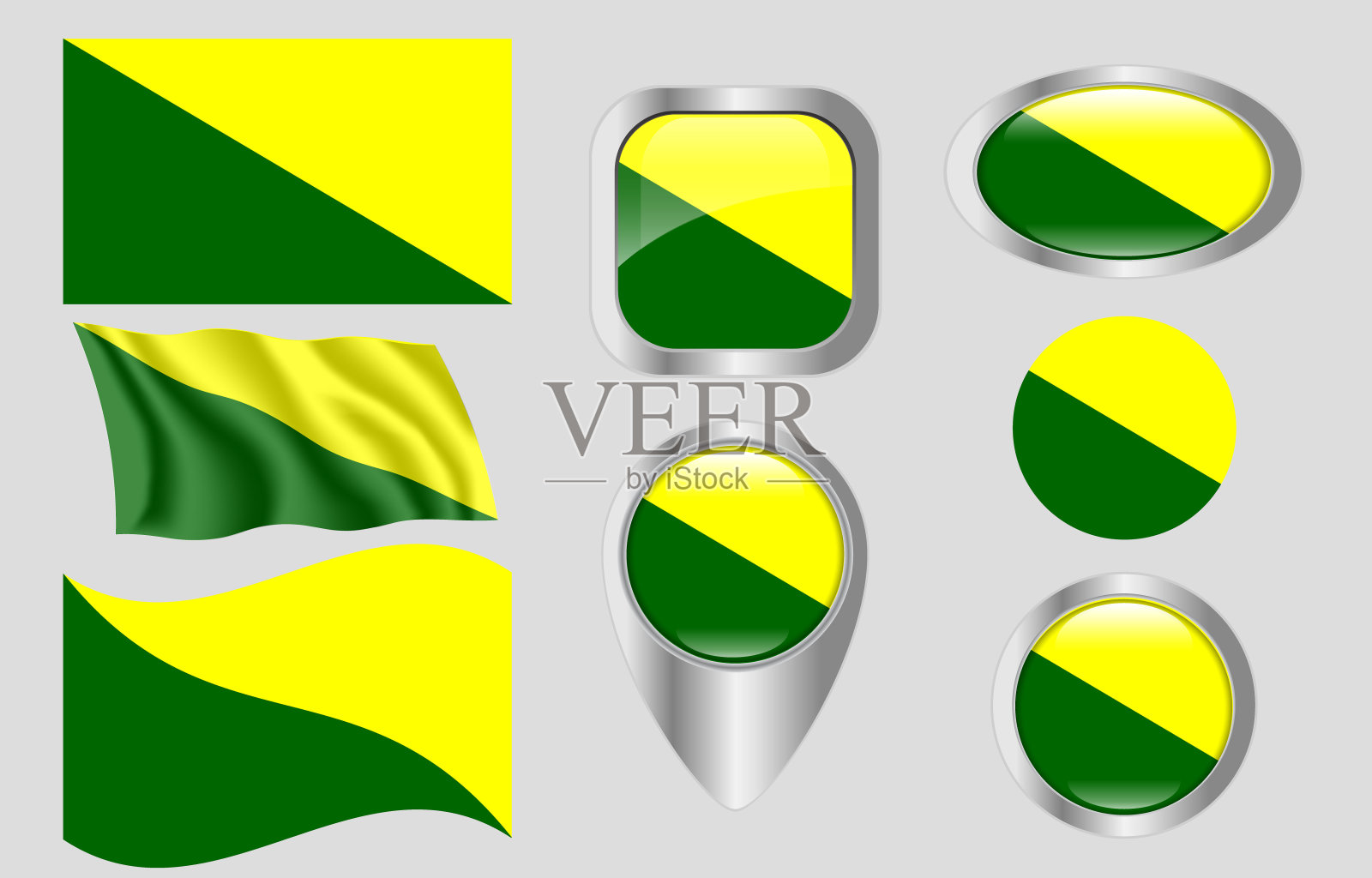 波多黎各拉斯马里亚斯国旗插画图片素材