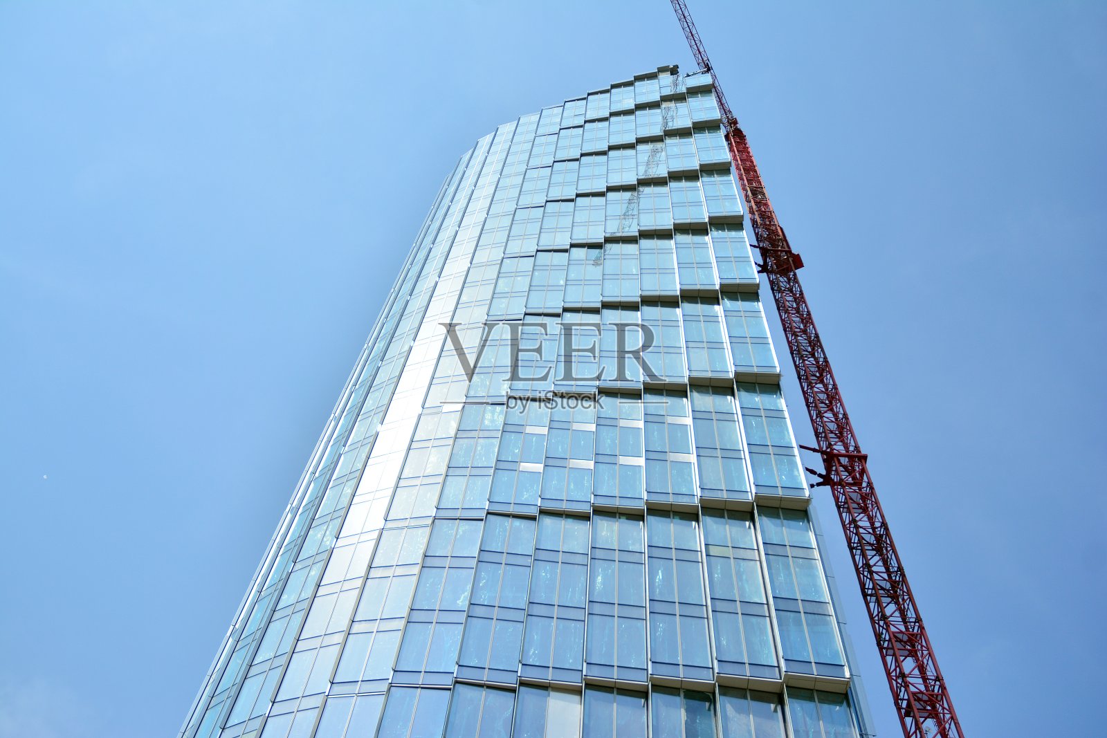 在建摩天大楼。照片摄影图片