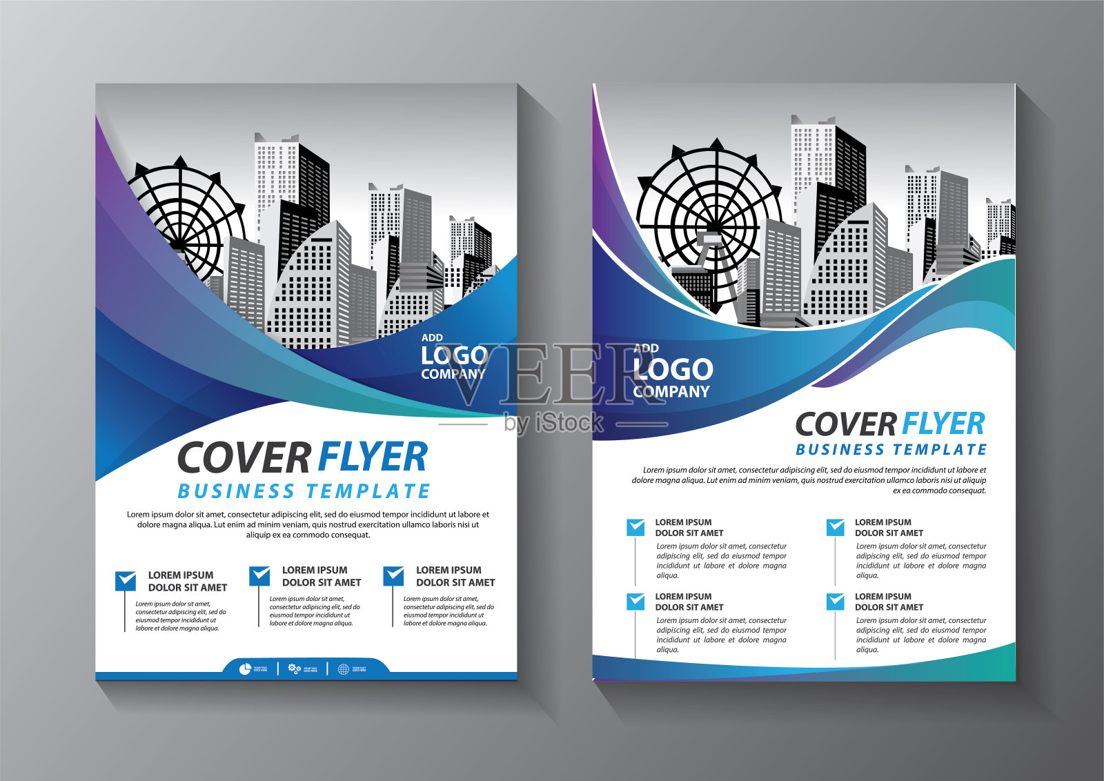 业务抽象向量模板。宣传册设计，封面现代布局，年度报告，海报，传单在A4彩色三角形，几何形状的技术，科学，市场与光背景插画图片素材