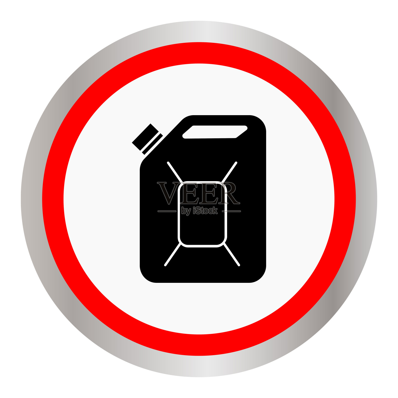 燃料罐矢量图标。油罐油。矢量图标插画图片素材