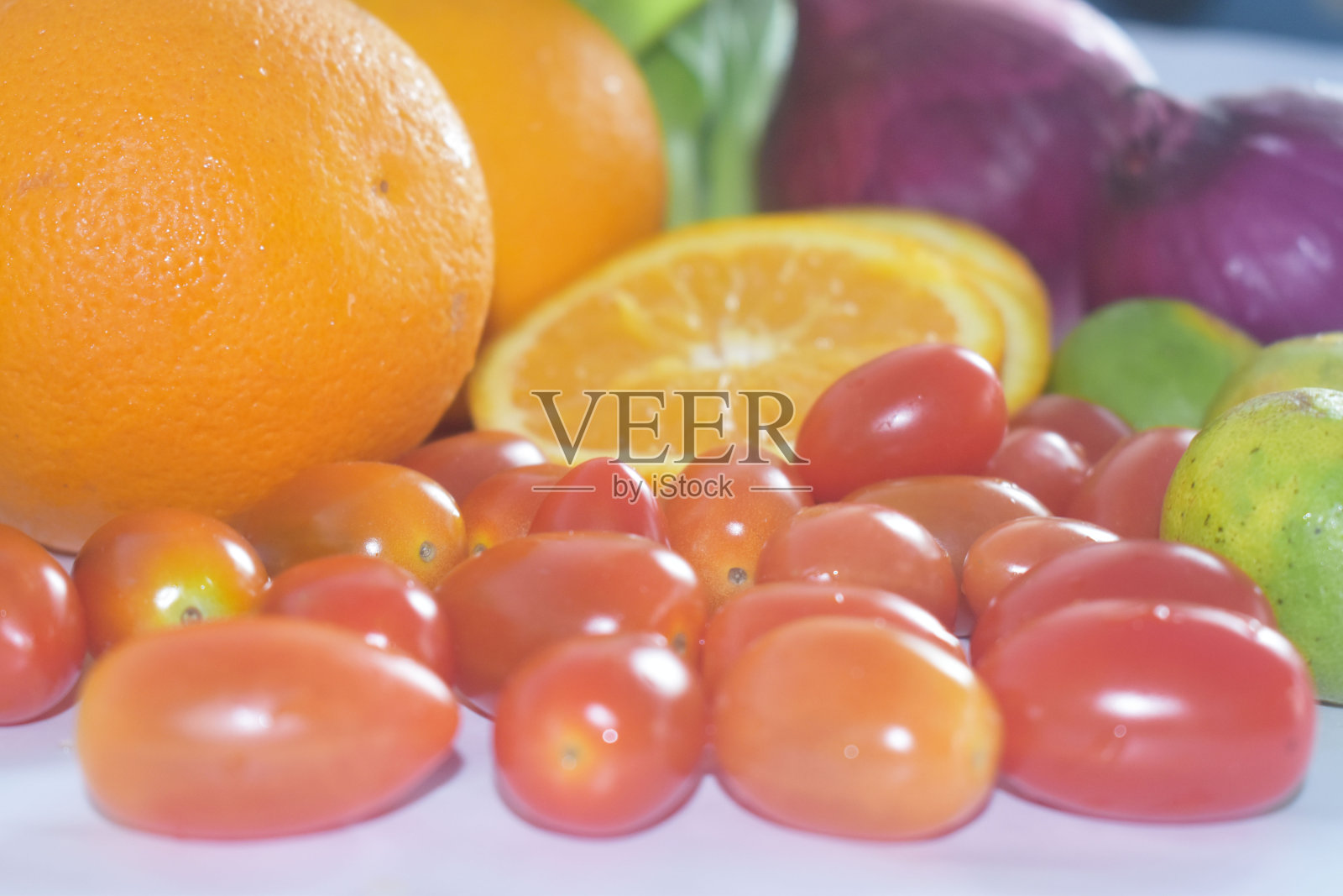 彩色蔬菜白色背景照片摄影图片