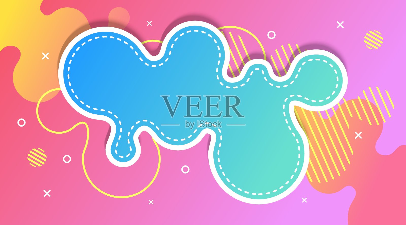 液体梯度流体设计抽象背景插画图片素材