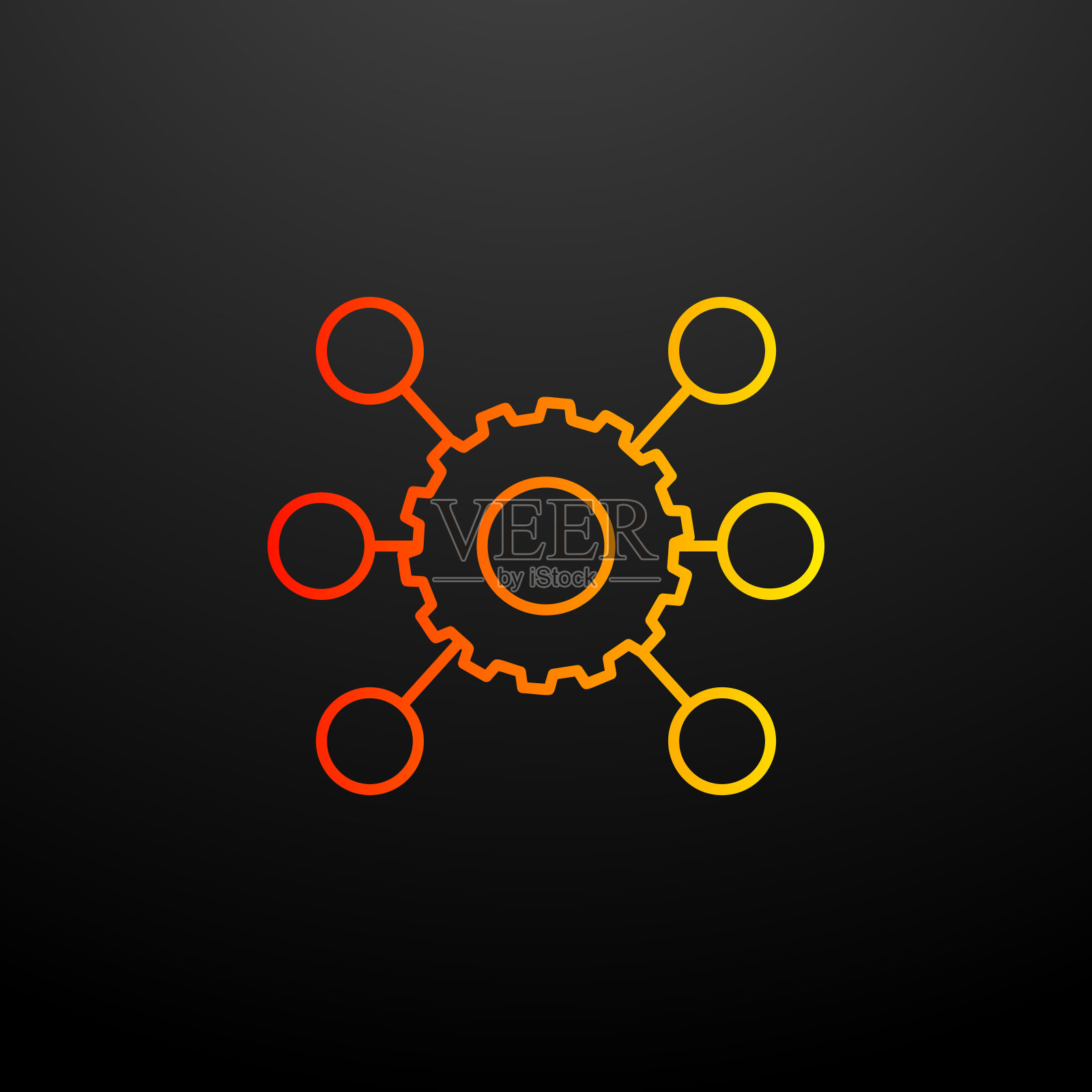 不同机制的诺兰图标。启动集的元素。简单的图标为网站，网页设计，移动应用程序，信息图形图标素材