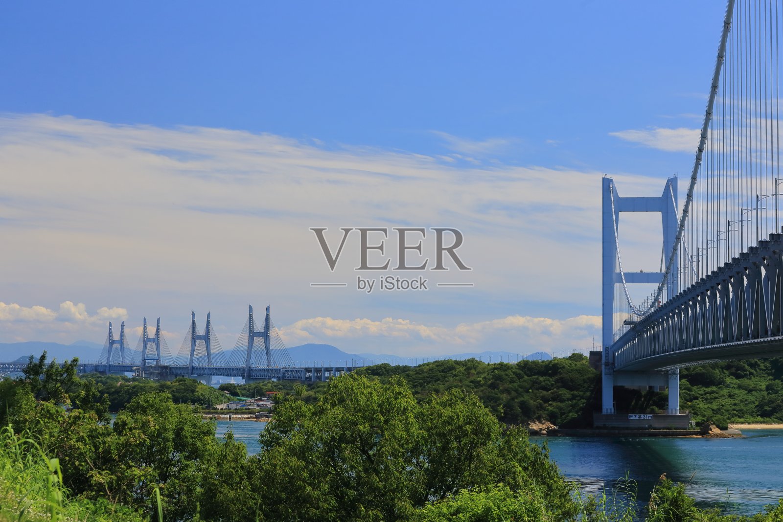 濑户在陆海在日本照片摄影图片