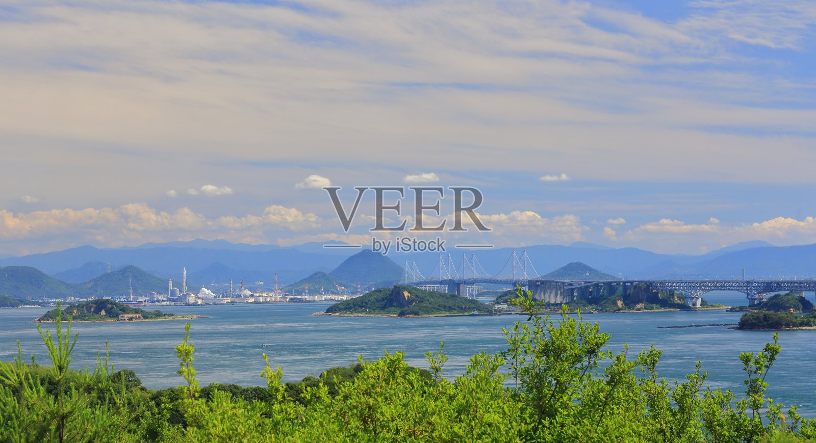 濑户在陆海在日本照片摄影图片