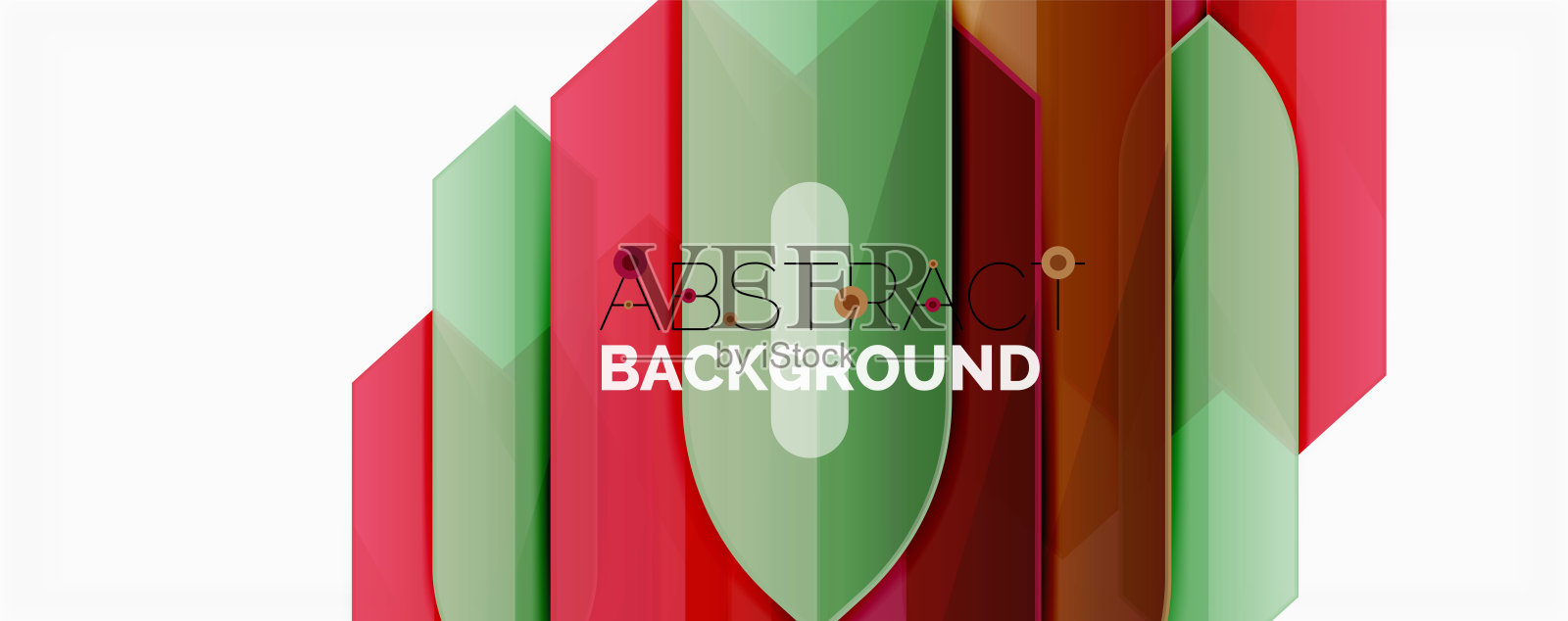 几何抽象背景。动态形状组成插画图片素材