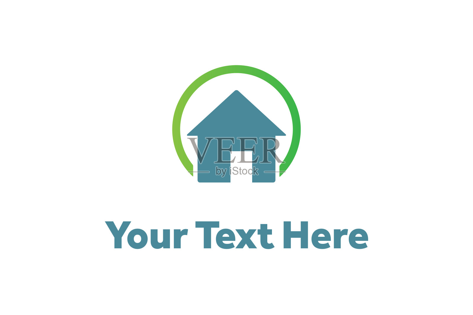 房地产图标创意插图矢量图形，房子图标插图矢量，建筑矢量图标插图插画图片素材