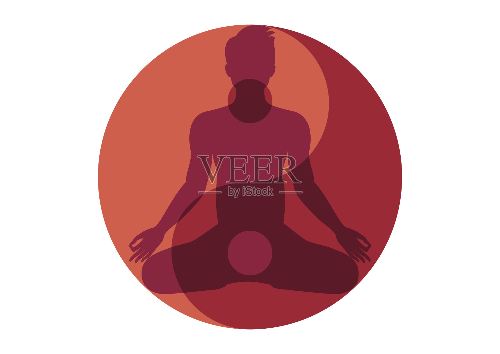 阴阳满矢量插画图片素材