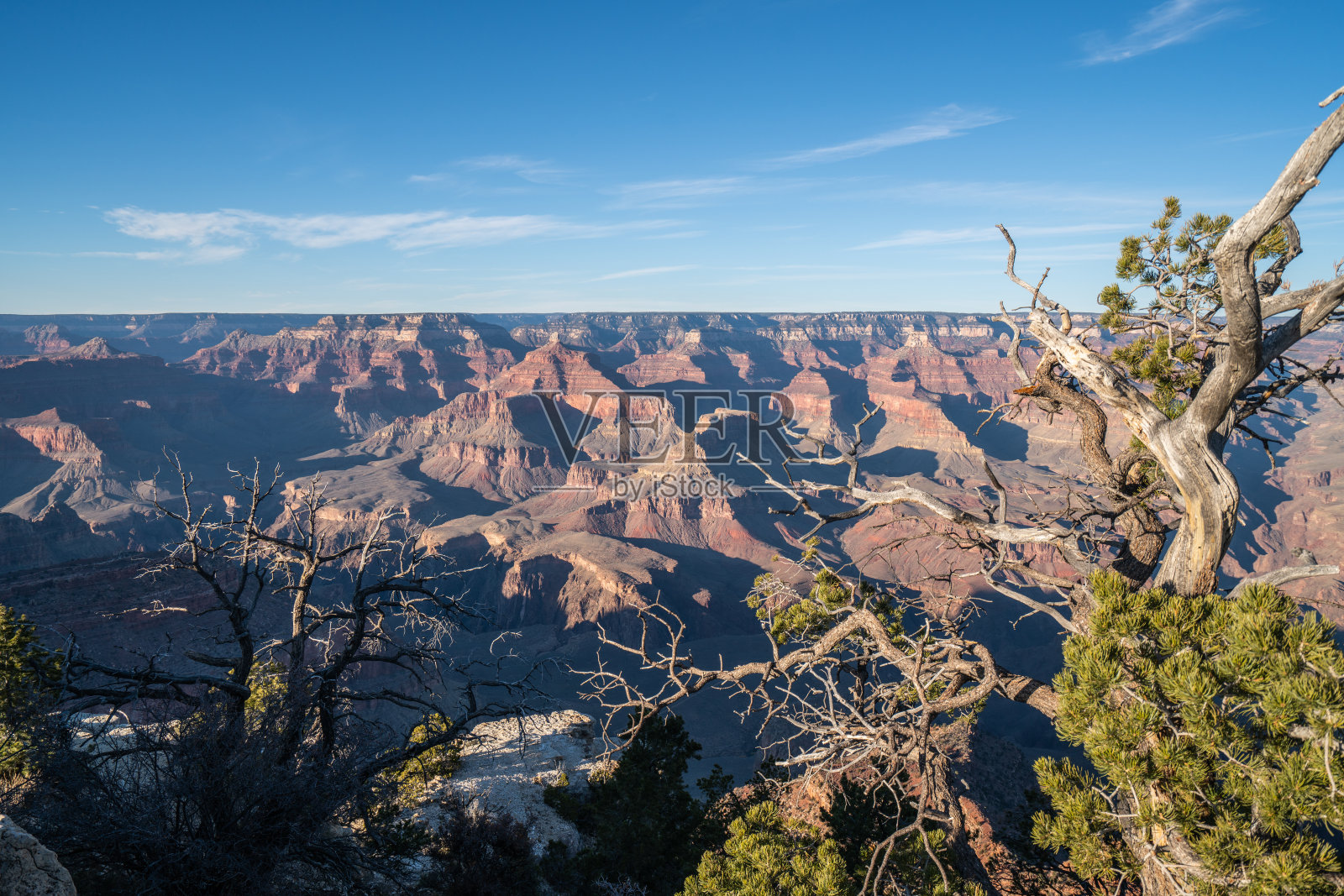 美国亚利桑那州大峡谷日落时的壮观景色照片摄影图片