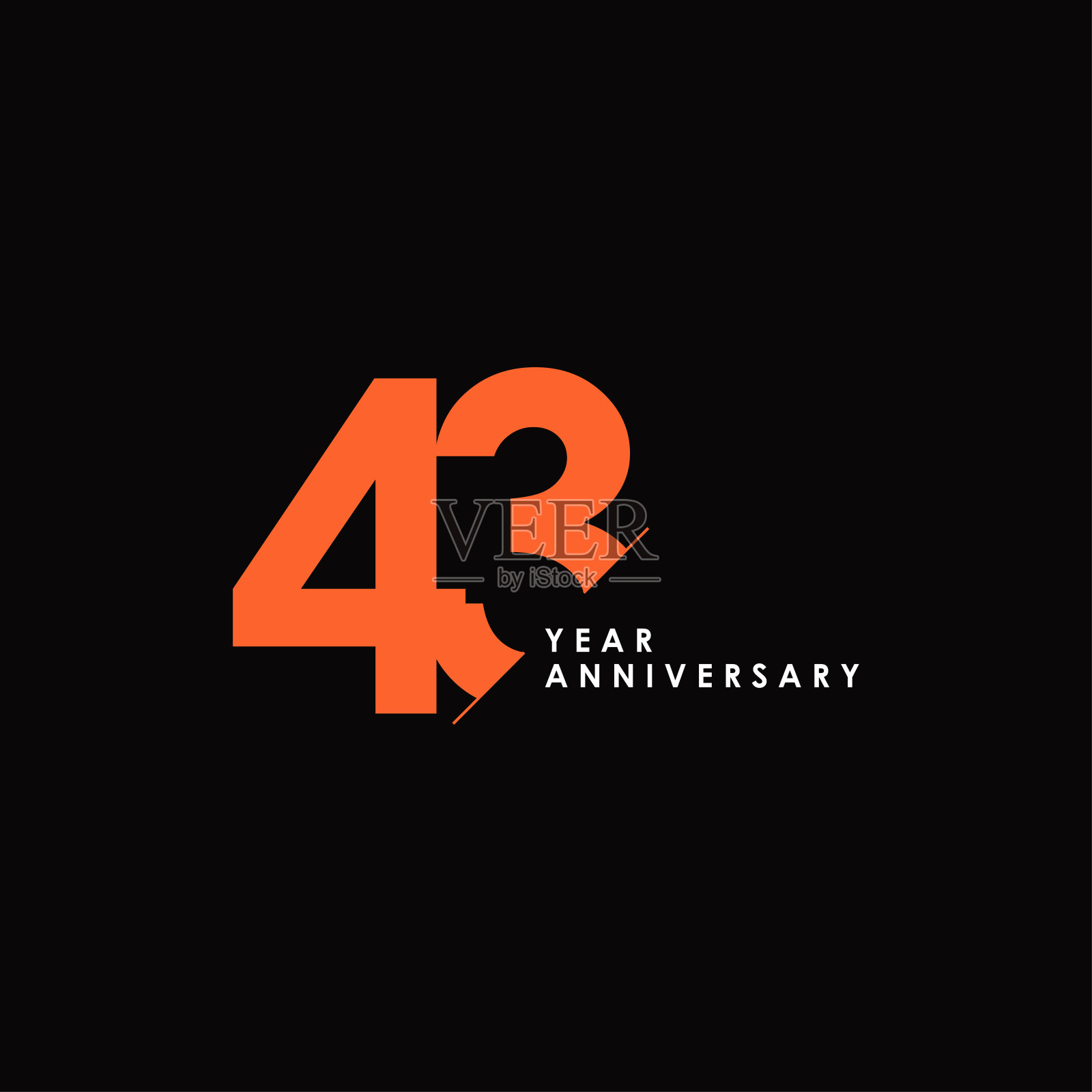 43周年矢量模板设计插图插画图片素材