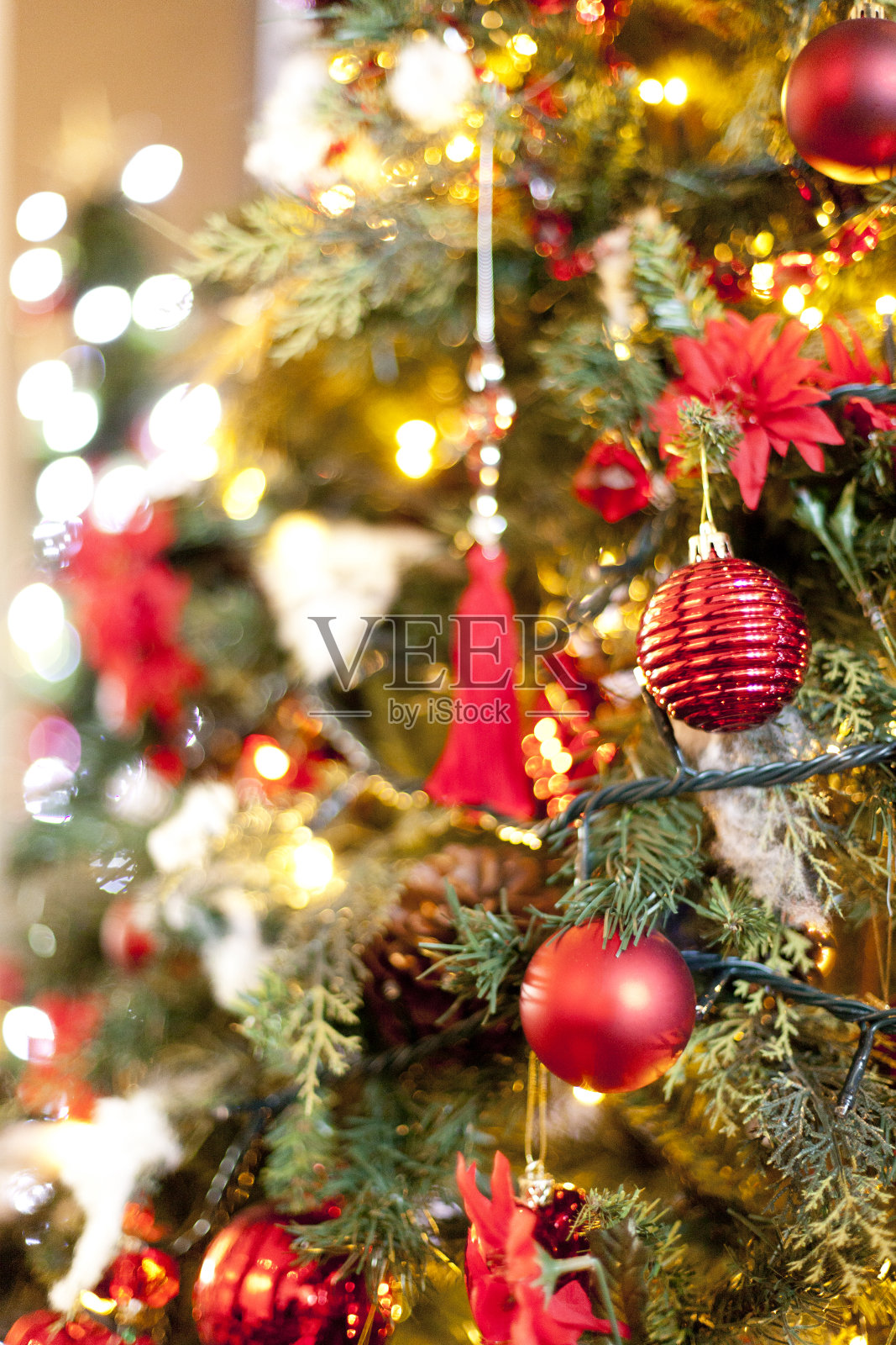圣诞树装饰品照片摄影图片