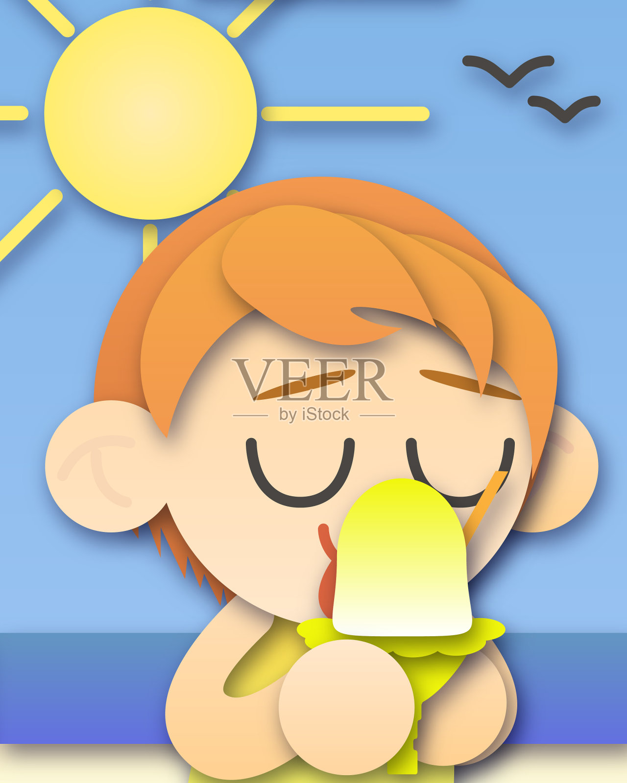 冷冻治疗插画图片素材