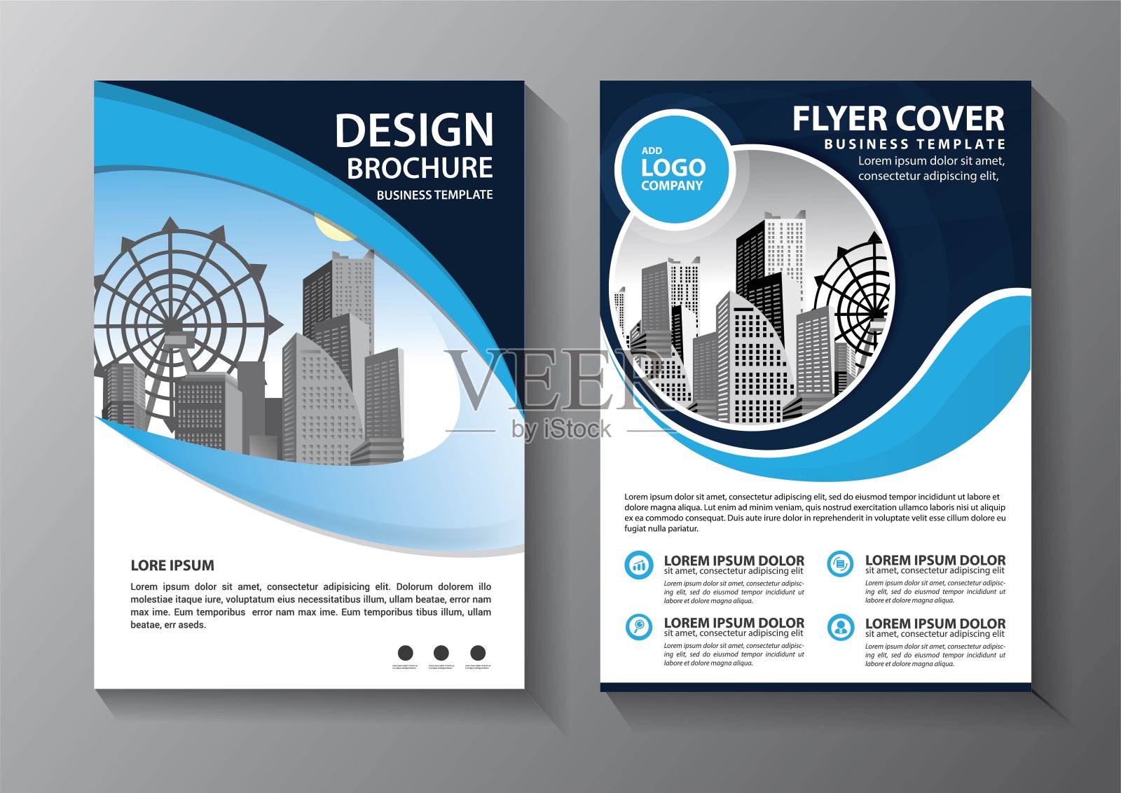 宣传册设计，涵盖现代布局，年度报告，海报，传单A4彩色三角形，几何形状的科技，科学，市场与灯光背景插画图片素材