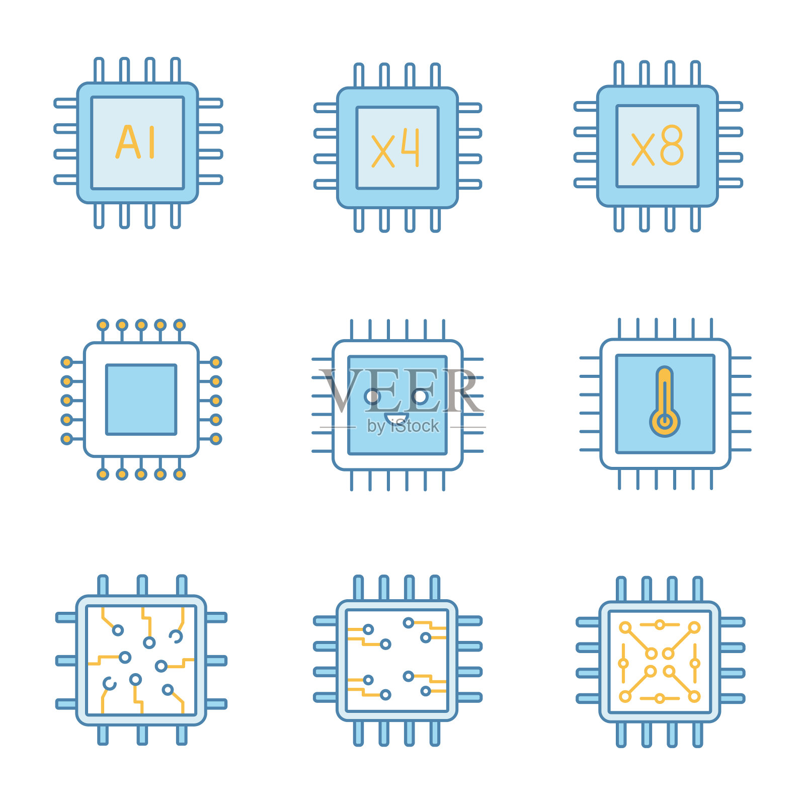 处理器的图标图标素材